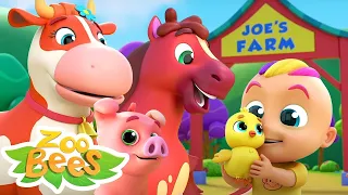 Old Farmer Joe Had a Farm and Yes Yes Song  -  Kids Songs and Nursery Rymes with Zoobees