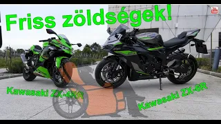 Kawasaki XZ-4RR & Kawasaki ZX-6R gyors teszt | Fotelmotoros | Kawasaki Test Day