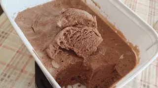 como preparar um delicioso sorvete caseiro de chocolate 😋 🍫