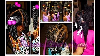 Little Girls Easy Go To Hairstyles | 4a 3c 4c Natural Kids Hair