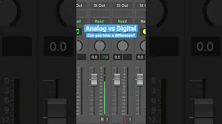 Analog Vs Digital Synth