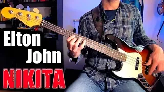 Elton John - Nikita /// BASS LINE [Play Along Tabs]