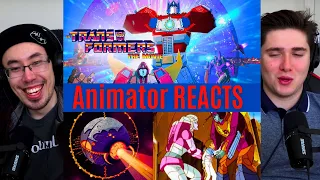 REACTING to *The Transformers: The Movie (1986)* SO AWESOME!! (First Time Watching) Animator Reacts