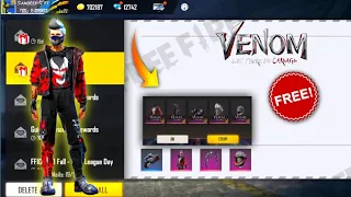 How To Claim Venom Bundle In Free Fire | FF X Venom | Embrace the Chaos | Free Free Max