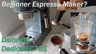 Delonghi Dedica EC785 Espresso Maker Unboxing & Test