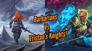 Barbarians Vs Tristan's Knights! || Age of Magic!