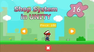 Simple Shop System in Unity - 2D Platformer