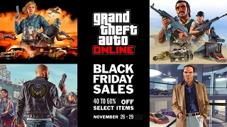 GTA ONLINE BLACK FRIDAY SALE November 26 TO 29, 2021