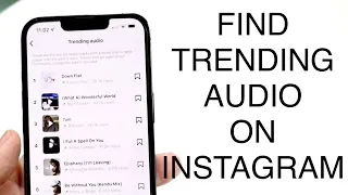 How To Find Trending Audio On Instagram! (2023)
