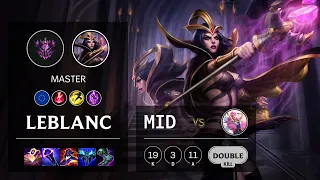 LeBlanc Mid vs Seraphine - EUW Master Patch 11.14