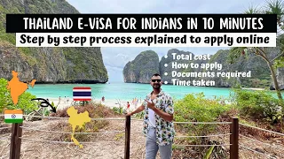 Thailand tourist E-visa on arrival for Indians online full process explained in 10 minutes