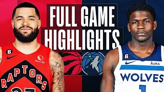 Toronto Raptors vs Minnesota Timberwolves   Full Game Highlights  January 19, 2023 NBA Season