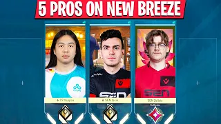 5 PROS Face Off On NEW Breeze! SEN Tarik, SEN Zellsis & C9 Xeppaa Vs Autimatic & Aproto | VALORANT