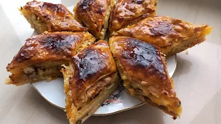 ✅#Пахлава с #орехами🥧Самый вкусный и простой пахлава из слоёного тесто|✅Հեշտ համեղ #փախլավա #paxlava