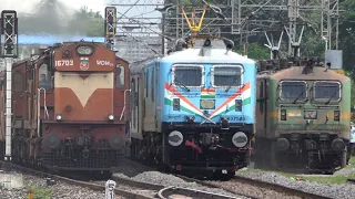 Melodious HORNS + MUSICAL TRACK SOUNDS | Powerful Diesel vs Electric TRAINS | Indian Railways