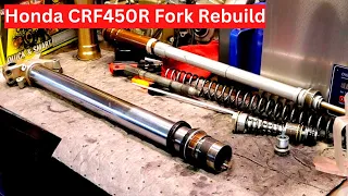 Honda CRF450R Fork Seal and Oil Replacement. How to Disassemble and Reassemble Your Forks.