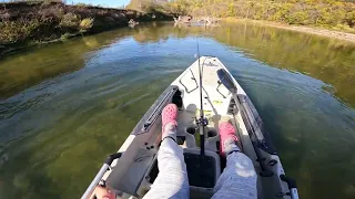 2 Hours of Relaxing Kayak Fishing on Remote River!