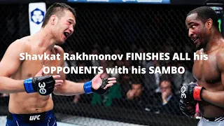 Shavkat Rakhmonov FINISHES ALL his OPPONENTS with his SAMBO