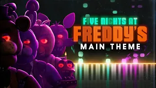 Five Nights at Freddy's Movie MAIN THEME (Synthesia Piano Tutorial)