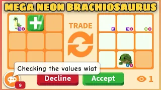 😭😭I REGRET THIS LAST TRADE SO MUCH!! LATEST HUGE AND OVERPAY OFFERS FOR MEGA BRACHIOSAURUS #adoptme