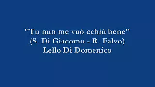 Tu nun me vuò cchiù bene - Lello Di Domenico