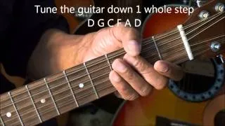 A Way To  Make Your 12 String Guitar Easier To Play Lesson @EricBlackmonGuitar