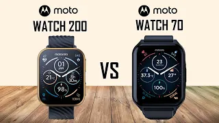 Motorola Moto Watch 200 VS Moto Watch 70 Comparison