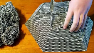 REVERSE Zen Magnet Pyramid 50,000 Magnetic Balls Neodymium Magnets Oddly Satisfying ASMR