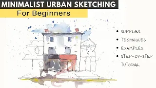 Minimalist Urban Sketching For Beginners - Step by Step!