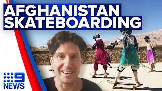 'Skateistan': How a young Australian taught Afghan women to skate | 9 News Australia