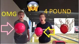 4 POUND SCOTCH DOUBLES BOWLING CHALLENGE!!!