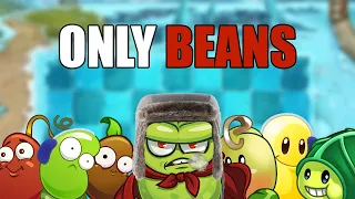 Can You Beat Plants Vs Zombies 2 With ONLY BEANS [Frostbite Caves]