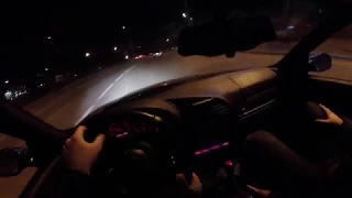 POV Night Drive - BMW E36 M3 3.2L - Supersprint Sport - External Mic | HD |