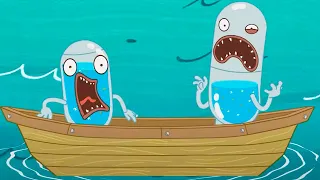 Sea Sickness | HYDRO and FLUID | Funny Cartoons for Children