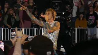 Machine Gun Kelly interacts with Fans during concert (Cleveland, Ohio) - Live 2021