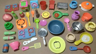 4 Minutes Satisfying With Unboxing and Review of Plastic Miniature Kitchen Toys Collection ASMR