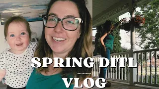 Spring DITL Vlog | Getting Things Done, Meal Prep, Bathroom Project, Day with an 8 Month Old