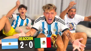 REACCION Argentina 2 - Mexico 0 | MUNDIAL QATAR 2022!