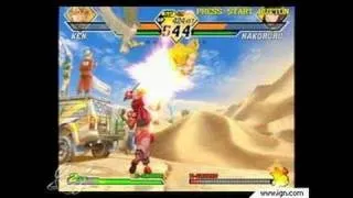Capcom vs. SNK 2 EO GameCube Gameplay - Fighting in the