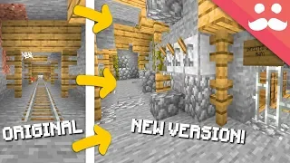 Transforming Abandoned Mineshafts in Minecraft 1.14