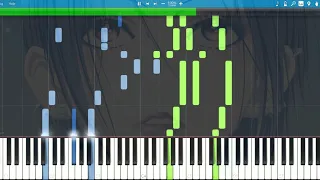 [Synthesia] Anna Tsuchiya - Kuroi Namida ED (Piano) [NANA]