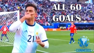 All 60 Goals of the Conmebol Copa America 2019 Brazil| HD
