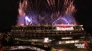 Tokyo Olympics Opening Ceremony: 1824 Drone and fireworks