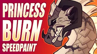 #74 - Princess Burn | WoF Headshot-A-Day | Speedpaint