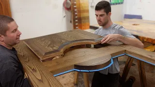 We Made A Hand Carved Door For Our Client