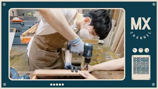 [몬채널][B] EP.245 KH VLOG : How to Build A Wooden Chair