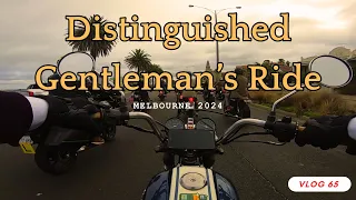 Distinguished Gentleman's Ride 2024 - DGR Melbourne - Custom Kawasaki Motorcycle