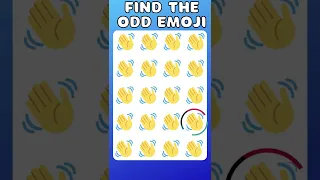 FIND THE ODD EMOJI PART 199 #shorts  #howgoodareyoureyes #emojichallenge #emojipuzzlequiz