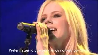 Avril Lavigne - Anything But Ordinary LIVE subtitulado en español