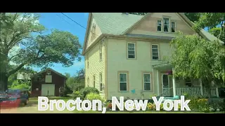 What county is Brocton New York in? | Driving Around Downtown of Brocton | Famous Arc (Valentus)